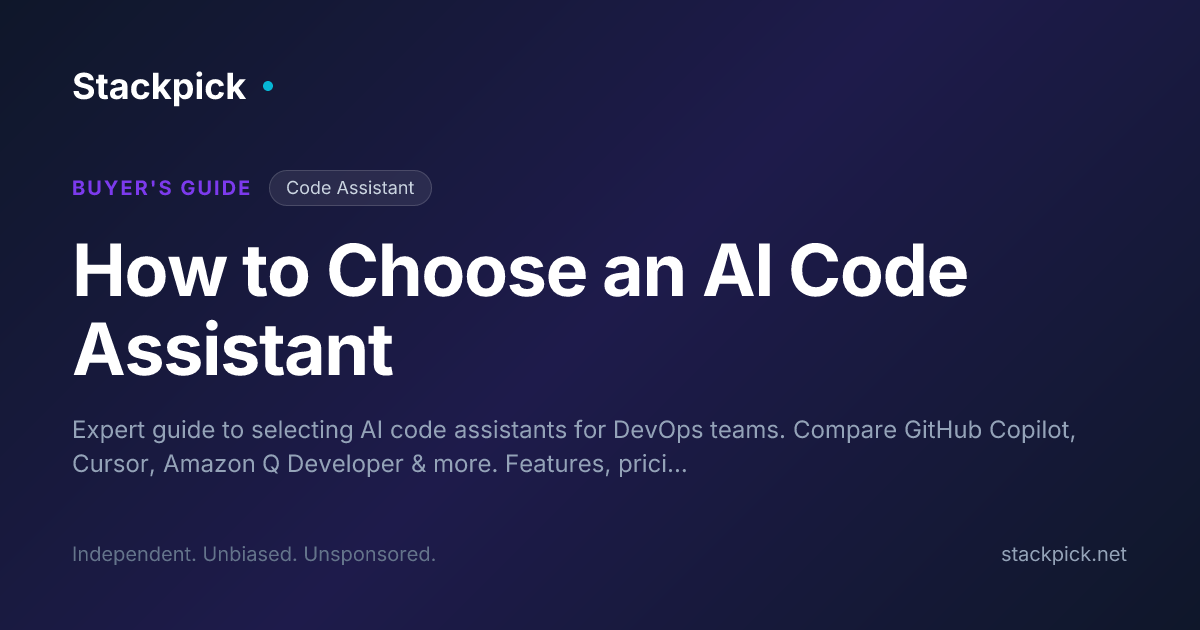 How to Choose an AI Code Assistant | Stackpick