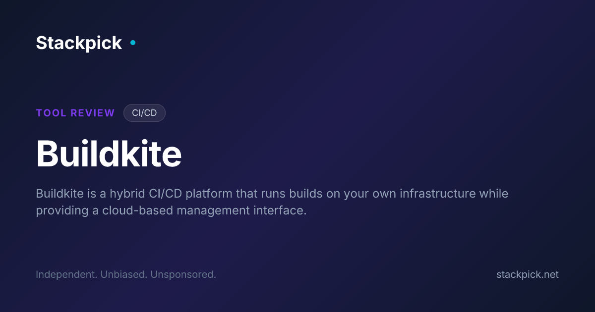 Buildkite Review 2026 | Pricing, Pros & Cons | Stackpick