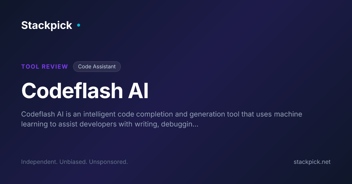 Codeflash Codeflash AI Review 2026 | Pricing, Pros & Cons | Stackpick