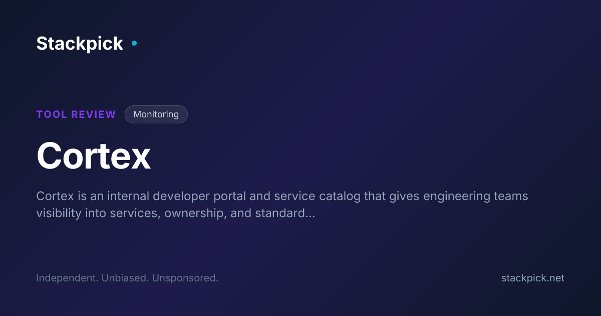 Cortex Review 2026 | Pricing, Pros & Cons | Stackpick