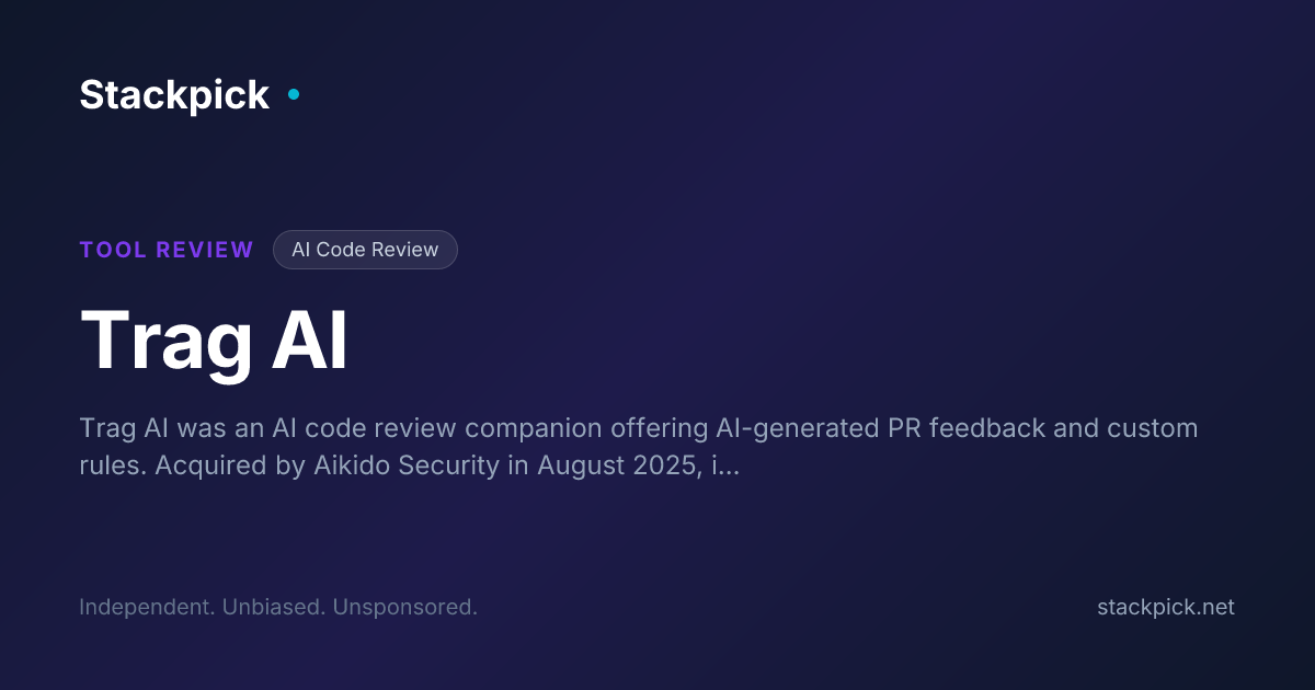 Trag AI Review 2026 | Pricing, Pros & Cons | Stackpick
